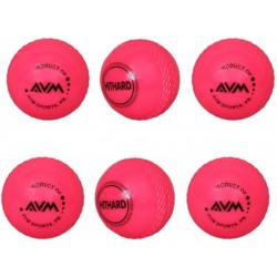 AVM Red Wind Cricket Ball (Pack of 6)
